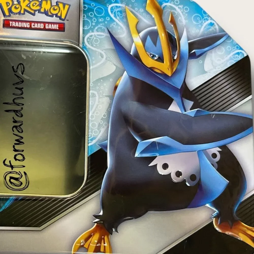 Pokémon V Strikers Tin – Empoleon (Empty Collector’s Tin)
